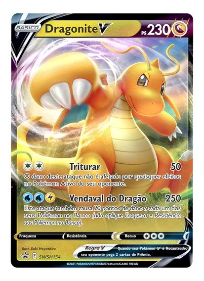 Carta Pokemon Dragonite MercadoLivre