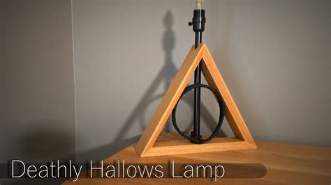 Custom Deathly Hallows Lamp Build Harry Potter Desk Lamp Youtube