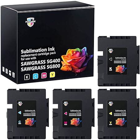 Amazon Sawgrass SG400 SG800 Sublimation Ink Cartridge High Yield