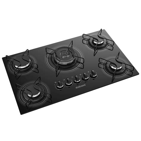 Cooktop 5 Bocas Itatiaia Tripla Chama Central Preto Bivolt No Shoptime