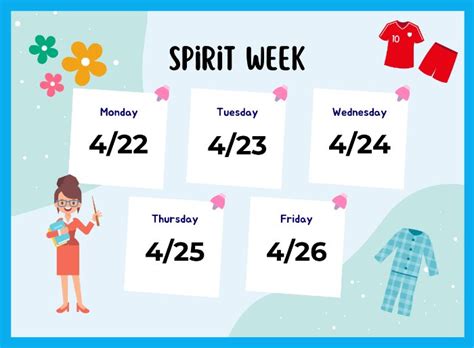 Spirit Week Coming Up 42224 42624 News And Announcements