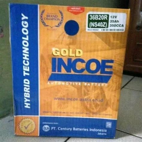 Jual Aki Mobil Incoe Gold Type Ns Z Volt Amper Di Lapak Eka