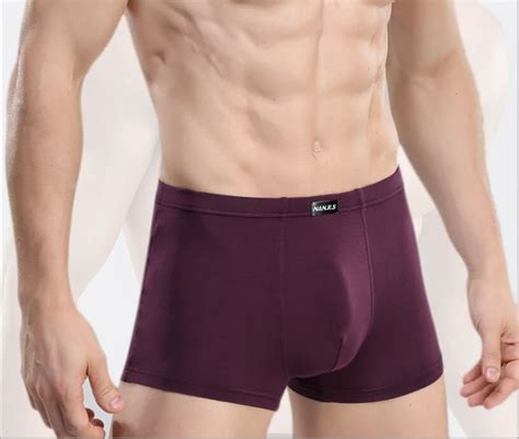 Free Shipping Nan Club High End Mens Underwear Bamboo Fiber Boxers