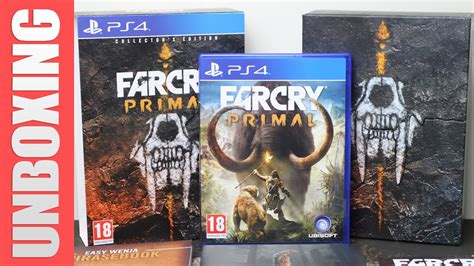 Far Cry Primal Unboxing Collector S Edition Ps Youtube