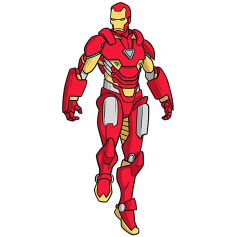 How to Draw Iron Man - Really Easy Drawing Tutorial