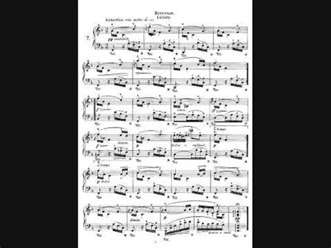 Burgmuller Op 109 No 7 Lullaby 搖籃曲 YouTube