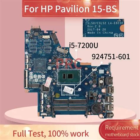 For Hp Pavilion Bs I U Notebook Mainboard