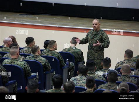 Commandant Of The Marine Corps Gen Robert B Neller Speaks At Town