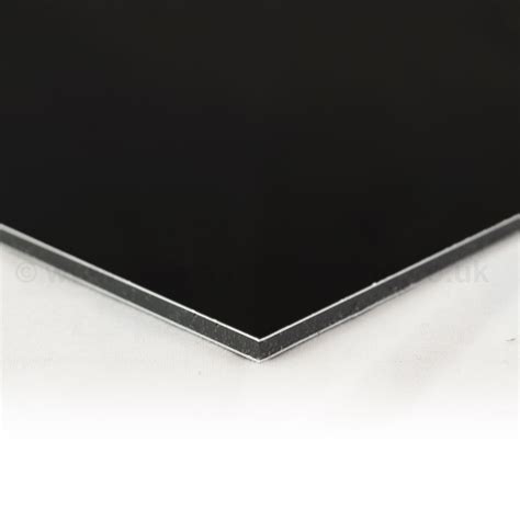 Black Dibond Aluminium Composite Panels 3MM CPS