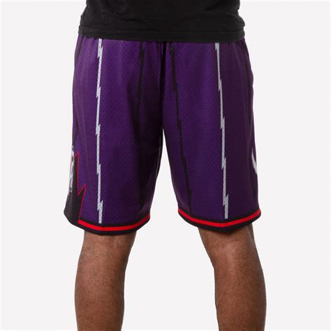 Mitchell And Ness Toronto Raptors Swingman Road 1998 99 Shorts Purple