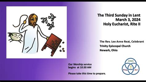 Worship For 332024 The Third Sunday In Lent Youtube