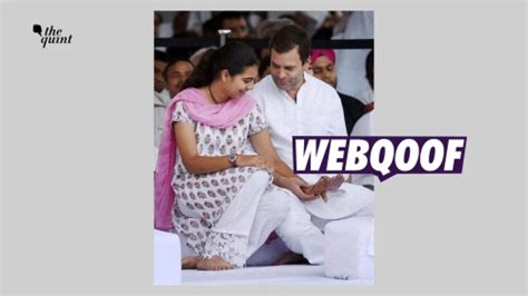 Fact Check Old Photo Of Rahul Gandhi And His Niece Shared With False