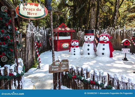 Christmas Village Gramado Brazil Editorial Image - Image of village, latin: 26588250