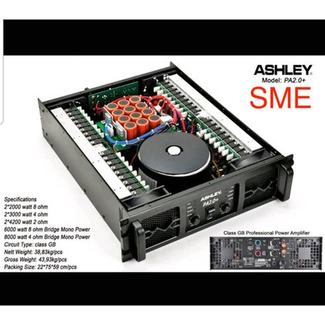 Jual Power Amplifier Ashley Pa Plus Power Ampli Ashley Pa