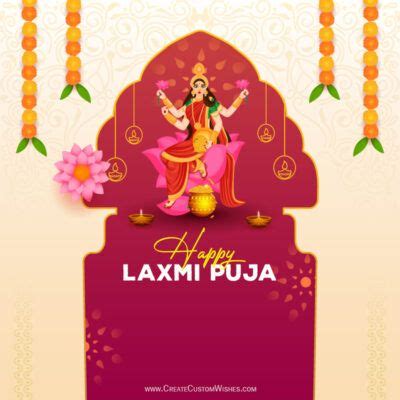 Free Lakshmi Pujan Greeting Cards Maker Online Create Custom Wishes