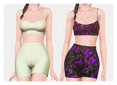 Plbsims Ts Fox Top Shorts By Plbsims Fox Emily Cc Finds