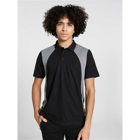 Buy Puma Train Colorblock Men Black Polo T Shirt Online