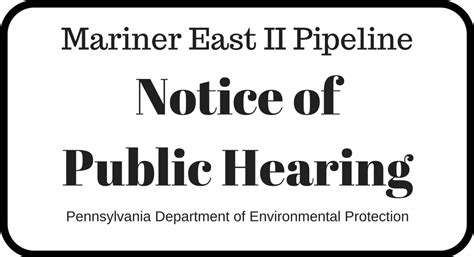 Pennsylvania Department Of Environmental Protection To Hold April 30th