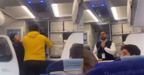 Indigo Passenger Slaps Pilot On Delhi Goa Flight Airhostess Breaks