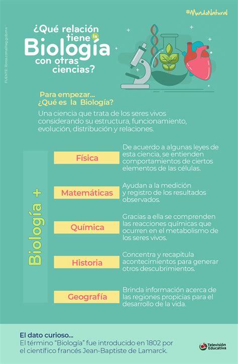 Qué relación tiene la Biología con otras ciencias Nueva Escuela