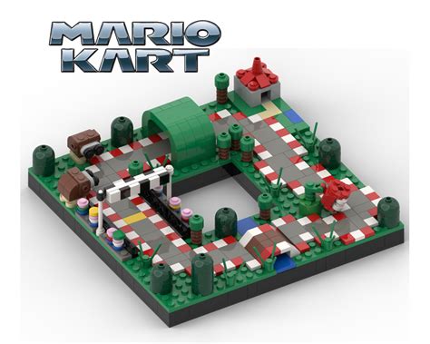 Lego Moc Mario Kart Modular Mario Circuit By Darrenw Rebrickable