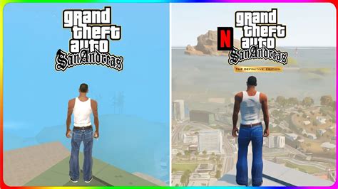 Gta San Andreas Netflix Definitive Edition Vs Original Mobile