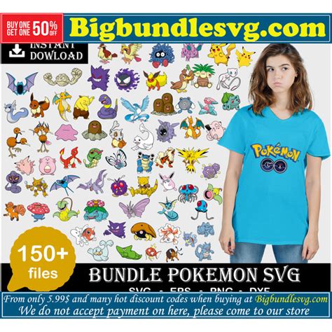 Pokemon Bundle Svg, Pokemon Svg, Pokemon Characters Svg, Ani - Inspire ...