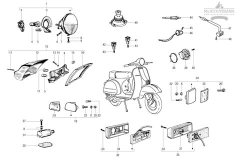 5 Schema Electrique Vespa Px 125 Définition Schéma électrique