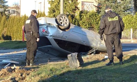 Wypadek w Świeciu Kolejny pijany kierowca ZDJĘCIA Świecie Nasze Miasto