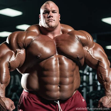 Flexing Bodybuilder With 400 Pound Physique Stable Diffusion Online