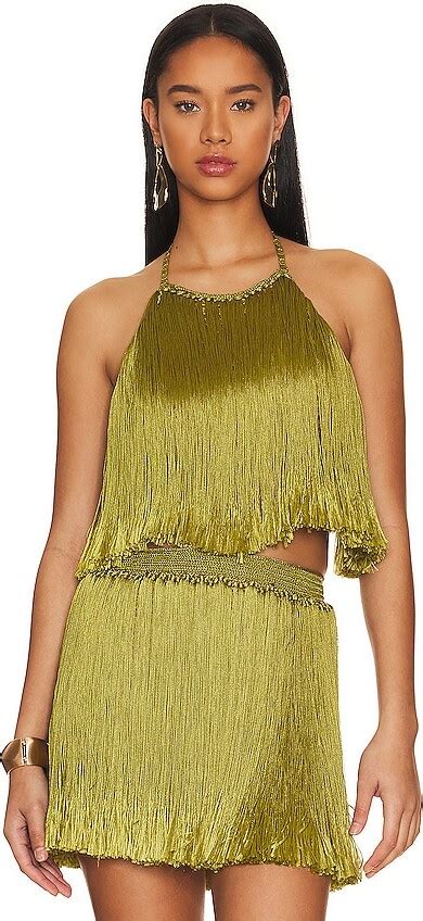 My Beachy Side Fringe Halter Top Shopstyle