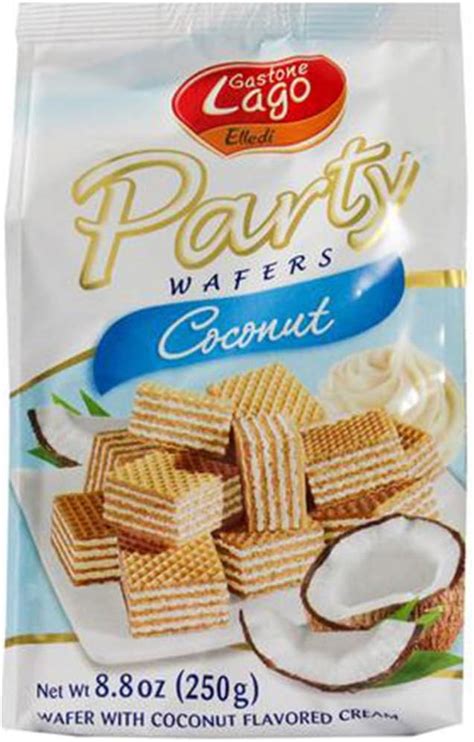 Gastone Lago Party Wafers Cookies Cream Filling 8 82 Oz 250g 8 8 Ounce