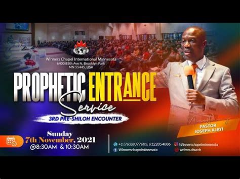 Wcimn Prophetic Entrance Rd Pre Shiloh Encounter Service