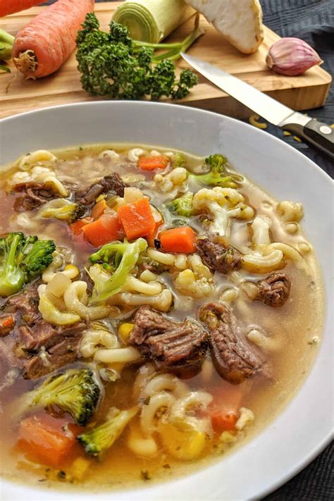 Nudelsuppe Mit Rindfleisch Instakoch De