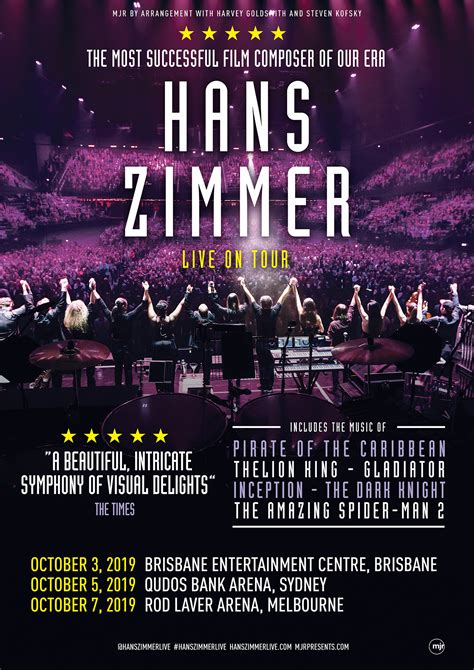 Hans Zimmer Announces Australian Arena Tour