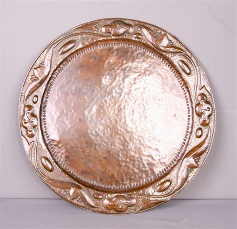 Antiques Atlas John Pearson Arts Crafts Copper Tray Dated 1902