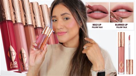 HOTCharlotte Tilbury Airbrush Flawless Lip Blur Pillow Talk Nude