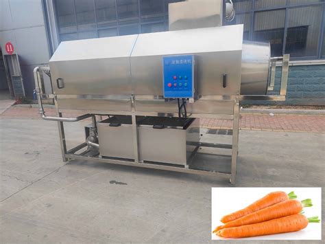 Potato Carrot Fruit And Vegetable Drum Washing Machine Rotary Drum