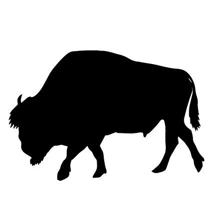 bison silhouette clipart 10 free Cliparts | Download images on ...