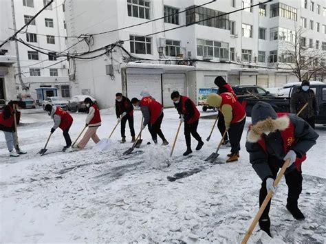 新时代文明实践爱辉区法院开展包联小区清冰除雪志愿服务活动 澎湃号政务 澎湃新闻 The Paper