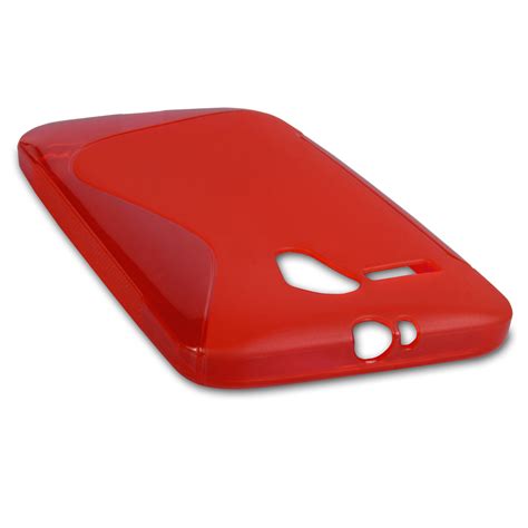 Caseflex Motorola Moto G Silicone Gel S Line Case Red