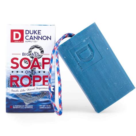 Duke Cannon Men S Big Brick Soap On A Rope Naval Supremacy 10 Ounce Beauty