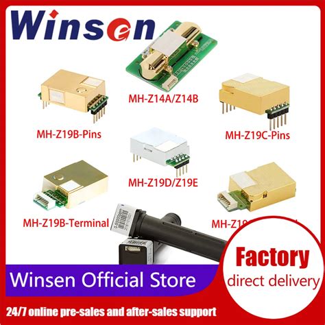 2pcs Winsen MH Z19B MH Z19C MH Z19D MH Z19E MH Z14A Z14B MH Z16 NDIR