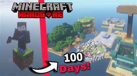 I Survived 100 Days In One Block Minecraft Hindi Part 1 YouTube