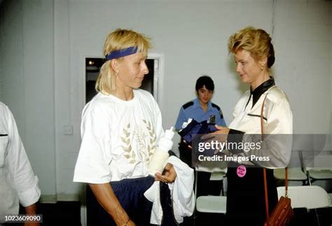 Martina Navratilova and Judy Nelson circa 1989 in New York City. News ...