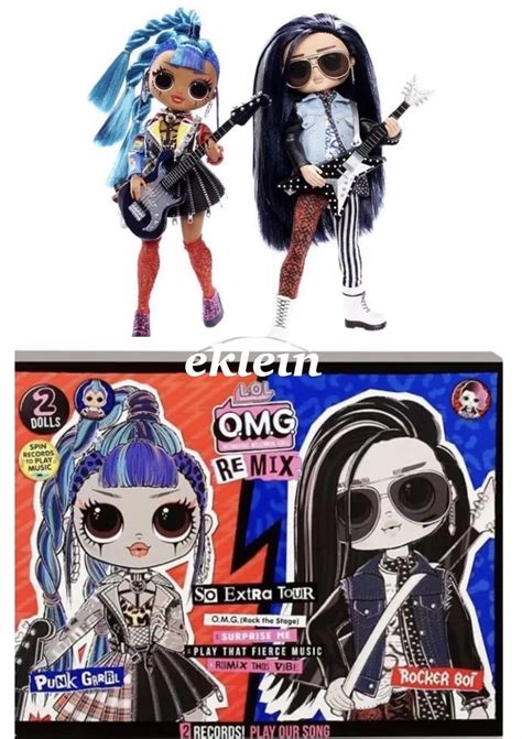 LOL Surprise OMG Remix Rocker Boi And Punk Grrrl Pack 2 50 OFF