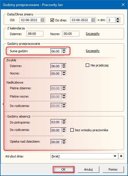 Gratyfikant Gt Jak Wprowadzi Liczb Godzin Przepracowanych Przez