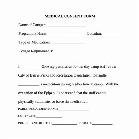 √ 20 Medical Treatment Refusal Form Template ™ Dannybarrantes Template