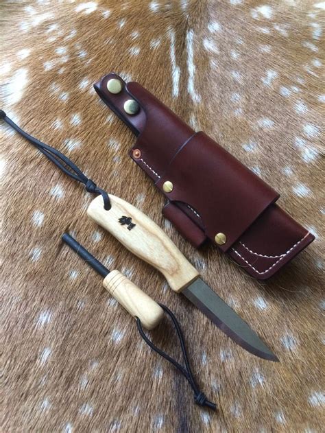 Custom Mora Companion In Multicarry Sheath With Ash Handle And Matching