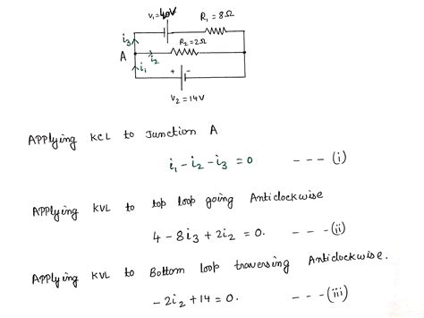 Solved Determine The Current In The 8 0 Ohm And 2 0 Ohm Resistors In